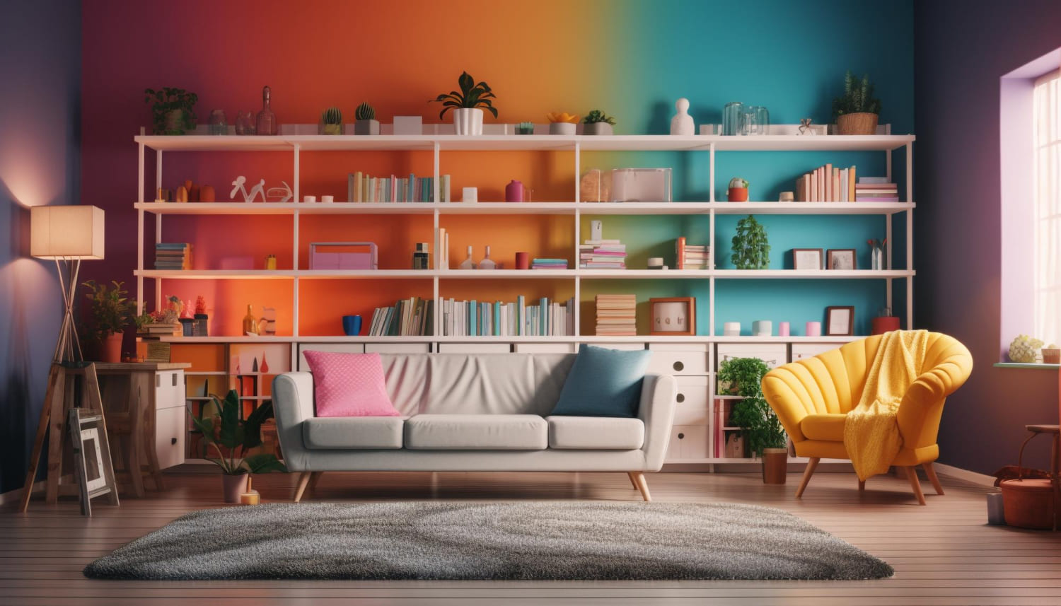 Tendencias de colores modernos para interiores